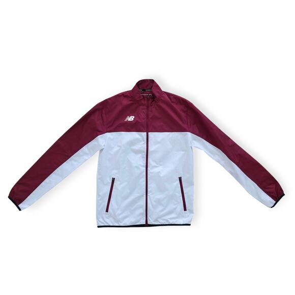 New Balance Warm Up Jacket Athletic Windbreaker Full Zip Jacket Men Sz Small - Picture 10 of 10